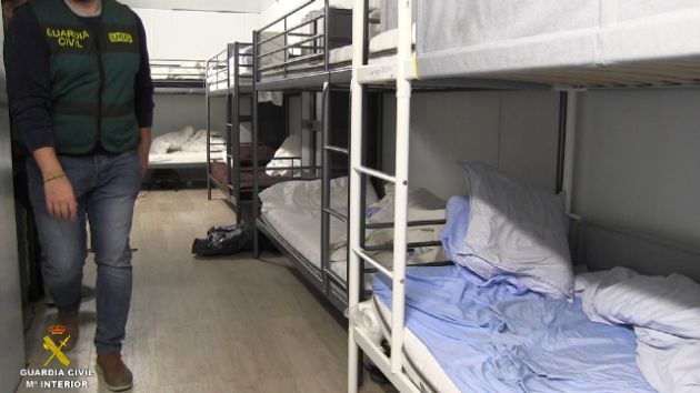 Las camas-literas donde dormía los trabajadores Las camas-literas donde dormía los trabajadores