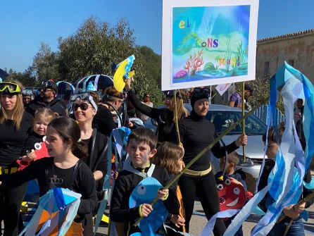 La temática medioambiental también ha estado muy presente en la rúa de Formentera La temática medioambiental también ha estado muy presente en la rúa de Formentera