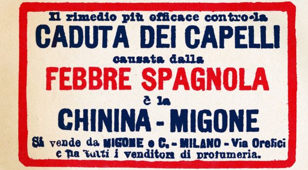 Un cartel alertaba de la gripe española en 1918. Un cartel alertaba de la gripe española en 1918.
