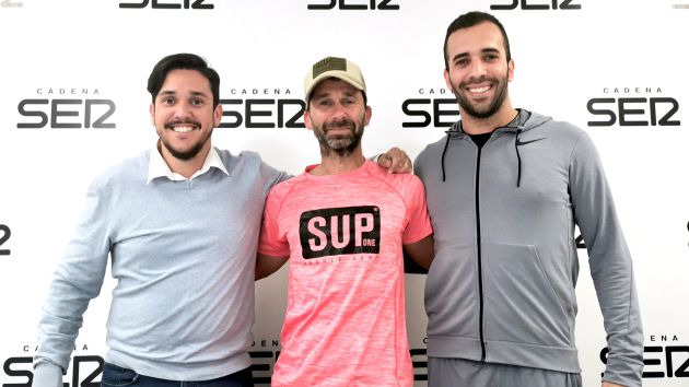 De izquierda a derecha: Cristian Palomares, Miguel Angel López y Luis de Frutos De izquierda a derecha: Cristian Palomares, Miguel Angel López y Luis de Frutos