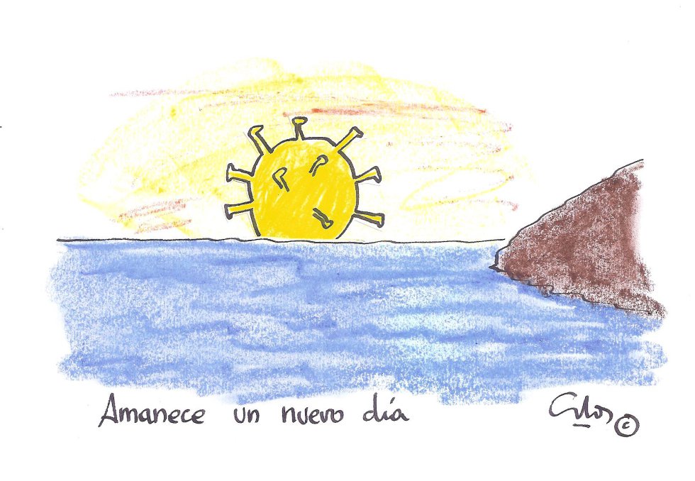 La viñeta de Villanueva, amanece. La viñeta de Villanueva, amanece.
