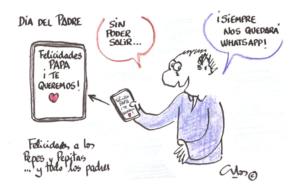 La viñeta de Villanueva, Día del Padre. La viñeta de Villanueva, Día del Padre.
