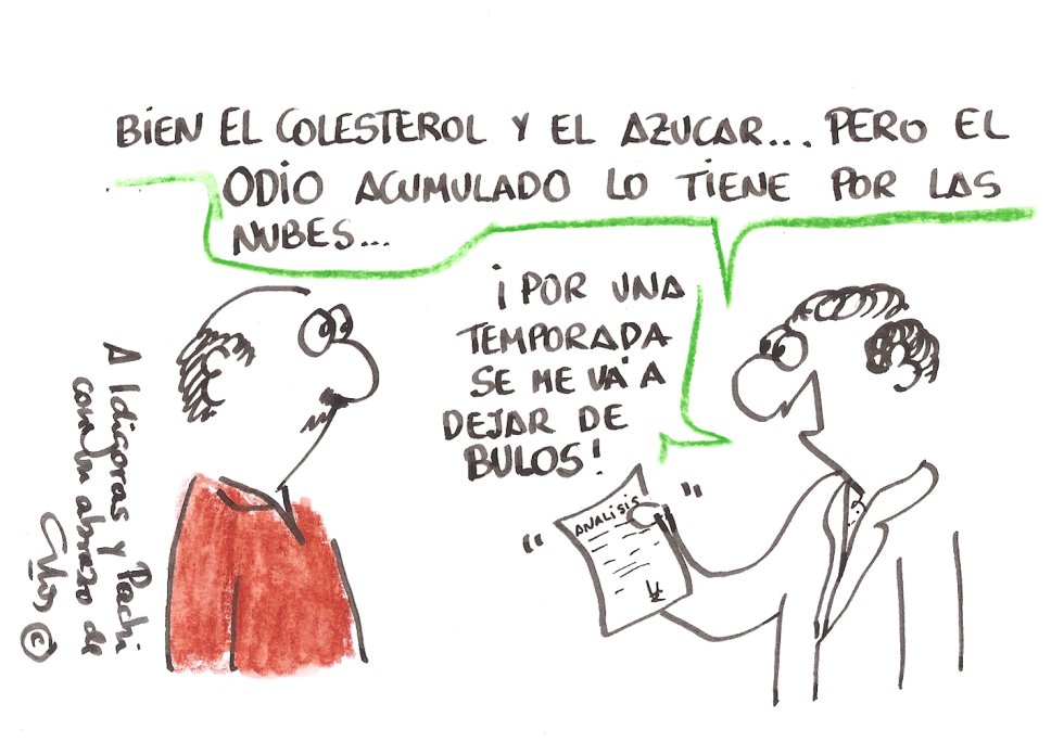 La viñeta de Villanueva, resultados de la analítica La viñeta de Villanueva, resultados de la analítica