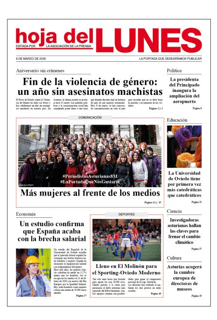 La portada que nos gustaría publicar La portada que nos gustaría publicar