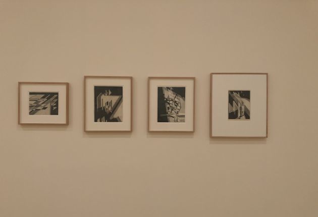 Serie de cuadros de la exposición "Lygia Clark. La pintura como campo experimental, 1948-1958" Serie de cuadros de la exposición "Lygia Clark. La pintura como campo experimental, 1948-1958"