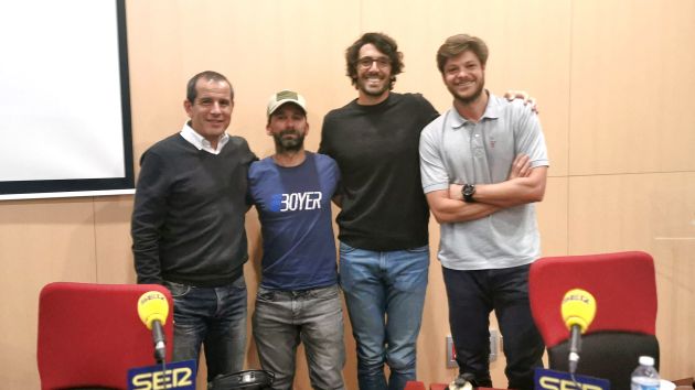 De izquierda a derecha: Jaime Alcaraz, Miguel de la Torre, Miguel Angel López y Carlos Arcaya De izquierda a derecha: Jaime Alcaraz, Miguel de la Torre, Miguel Angel López y Carlos Arcaya