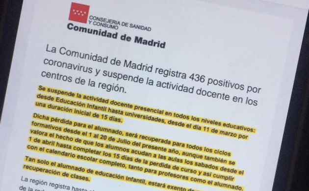 El supuesto comunicado. El supuesto comunicado.