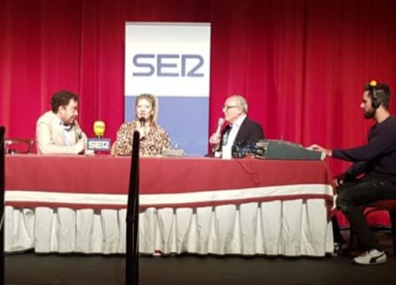 "Hoy por Hoy Huelva" en directo desde el escenario del Gran Teatro de Huelva con motivo del Jazz Huelva Festival 2020 "Hoy por Hoy Huelva" en directo desde el escenario del Gran Teatro de Huelva con motivo del Jazz Huelva Festival 2020