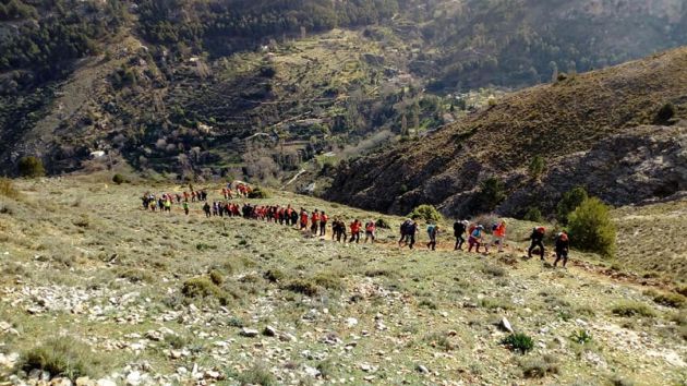Las montañeras realizaron dos rutas perifericas por Cazorla como esta en Salvatierra Las montañeras realizaron dos rutas perifericas por Cazorla como esta en Salvatierra