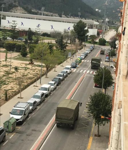 El Ejército en la zona de Roís de Corella de Gandia El Ejército en la zona de Roís de Corella de Gandia