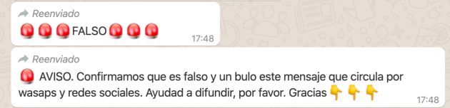 FALSO. Ayudad a difundir. FALSO. Ayudad a difundir.