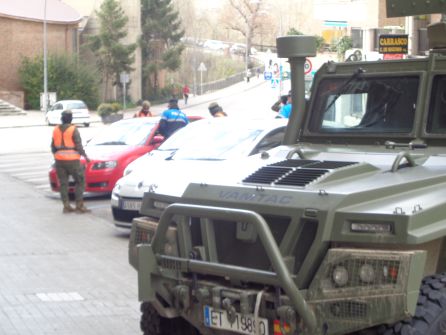 La unidad militar colabora en todo tipo de labores de control La unidad militar colabora en todo tipo de labores de control