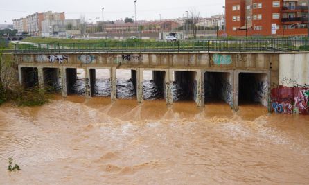 Efectos de la lluvia en la Rambla de Benipila. Efectos de la lluvia en la Rambla de Benipila.