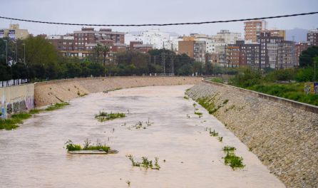 Efectos de la lluvia en la Rambla de Benipila. Efectos de la lluvia en la Rambla de Benipila.