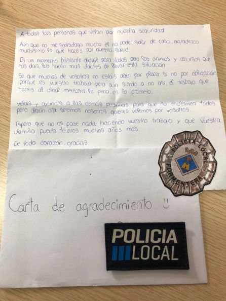 Carta de agradecimiento Carta de agradecimiento