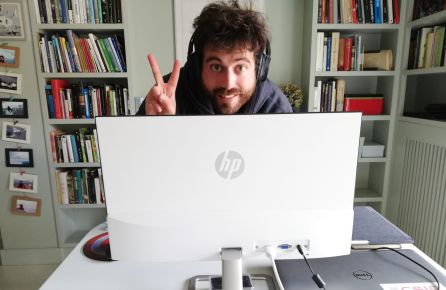 Pablo Rodríguez Ros aprovecha estos días de confinamiento para concluir su tesis Pablo Rodríguez Ros aprovecha estos días de confinamiento para concluir su tesis