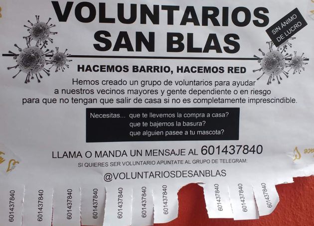 Grupo de Voluntarios de San Blas Grupo de Voluntarios de San Blas
