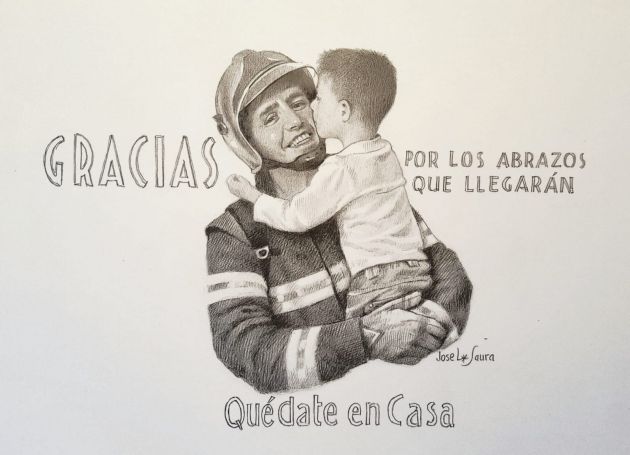Segovia: López Saura homenajea cada día a un colectivo con su lápiz Segovia: López Saura homenajea cada día a un colectivo con su lápiz
