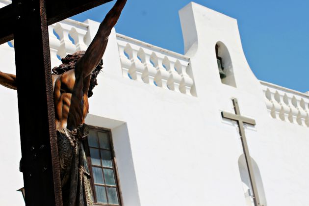 Imagen del Cristo de la Fe conocido como 'El Gitano' Imagen del Cristo de la Fe conocido como 'El Gitano'