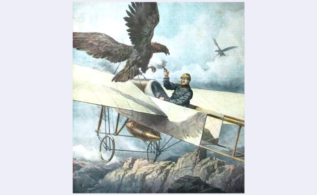 Recreación del encuentro con el águila Recreación del encuentro con el águila