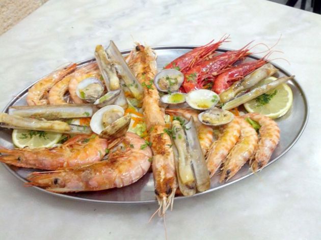 Surtido a la plancha en La Gaditana Surtido a la plancha en La Gaditana