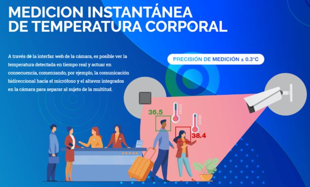 Medición instantánea de temperatura corporal Medición instantánea de temperatura corporal