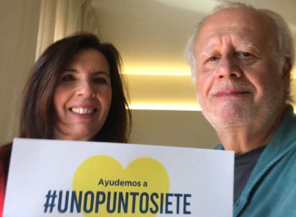 Cuchita Lluch y Juan Echanove