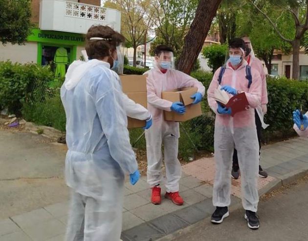 Reparto de mascarillas en Azuqueca Reparto de mascarillas en Azuqueca