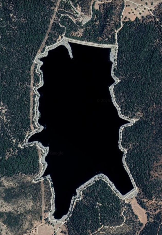Vista aérea embalse de La Bujeda Vista aérea embalse de La Bujeda