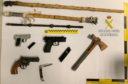 Armas incautadas Armas incautadas