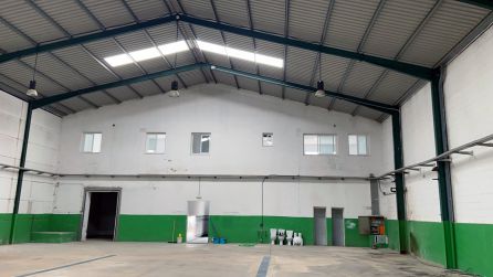 Interior de las naves 'Panci' donde se va a instalar Plastbed para fabricar mascarillas Interior de las naves 'Panci' donde se va a instalar Plastbed para fabricar mascarillas