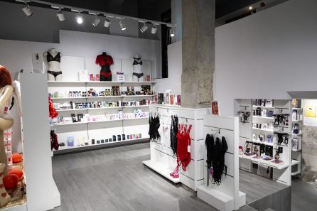 Interior de la tienda Sexplace Interior de la tienda Sexplace