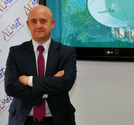 Fernando Belda, portavoz de la AEMET Fernando Belda, portavoz de la AEMET