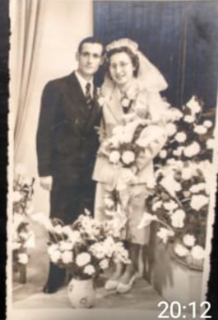 Vicente Herrera Bertomeu en su boda tras su paso por Mauthausen. Vicente Herrera Bertomeu en su boda tras su paso por Mauthausen.