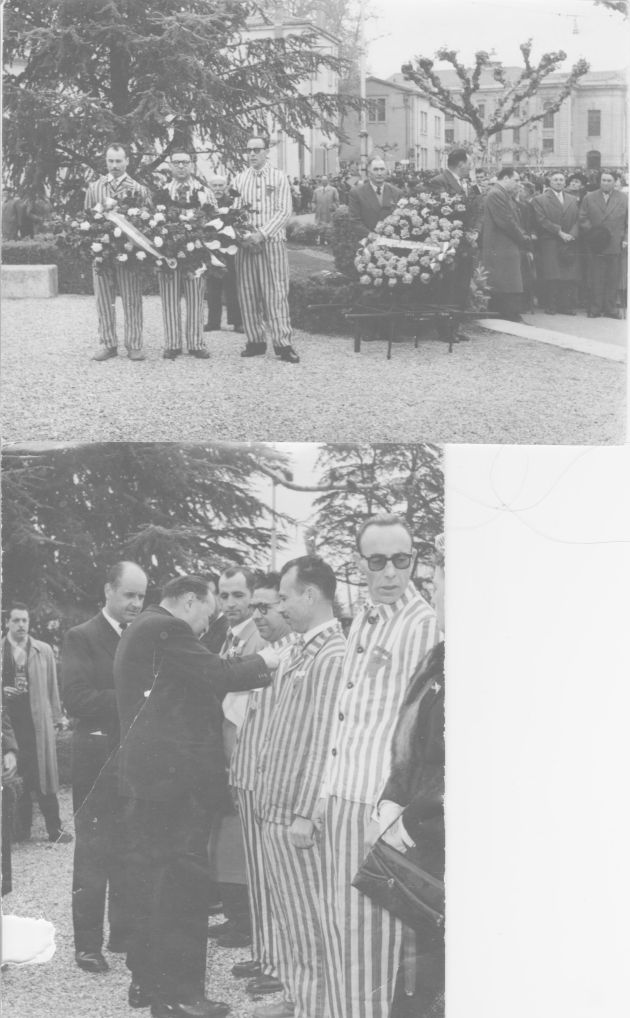 Amadeo Alagarda Ballester recibiendo una medalla homenaje de la deportación en Francia el 8 de mayo de 1958. Amadeo Alagarda Ballester recibiendo una medalla homenaje de la deportación en Francia el 8 de mayo de 1958.