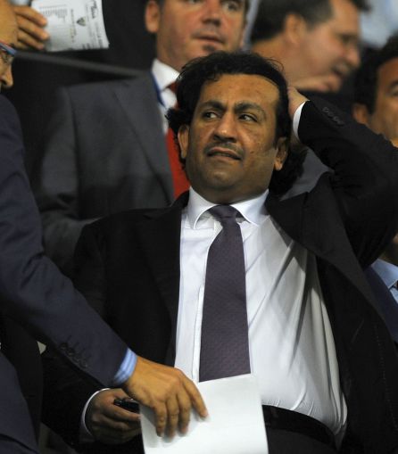 El jeque Al Thani, del Málaga CF. El jeque Al Thani, del Málaga CF.