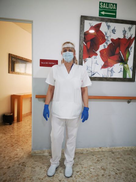 Dolores López Campos, cuidadora de FEGADI Dolores López Campos, cuidadora de FEGADI