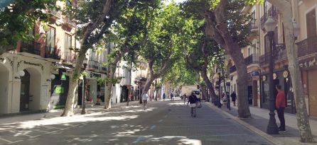 Calle Marqués de Campo, lunes 11 de mayo. Calle Marqués de Campo, lunes 11 de mayo.