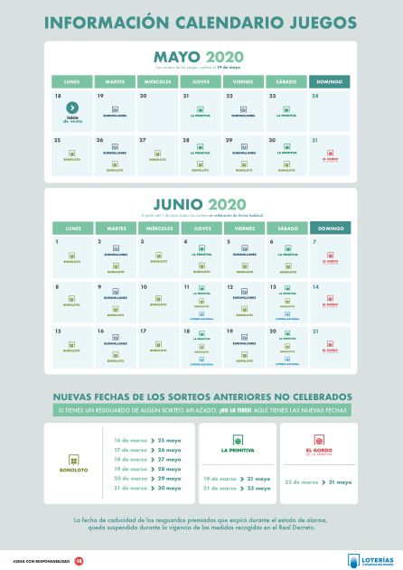 Calendario de juegos Calendario de juegos