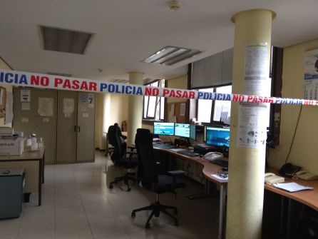 Sala del CIMAC en la Comisaría palentina Sala del CIMAC en la Comisaría palentina