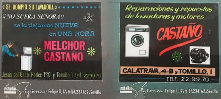 Primeros anuncios de Recambios Castaño Primeros anuncios de Recambios Castaño