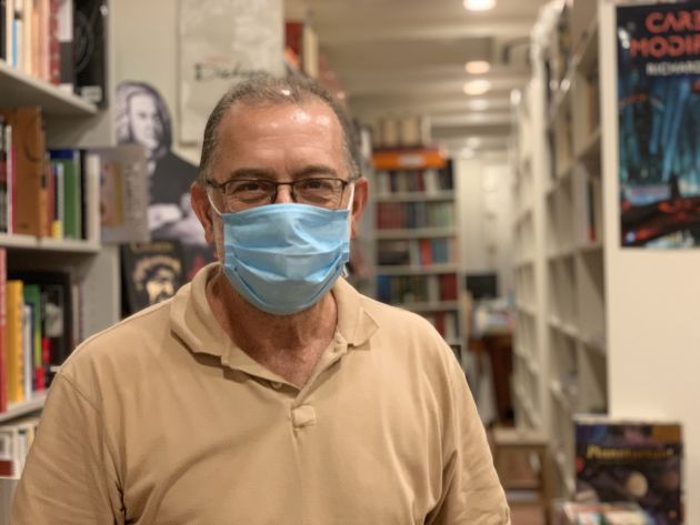 Pepe Jaime, al frente de la librería Quorum Pepe Jaime, al frente de la librería Quorum