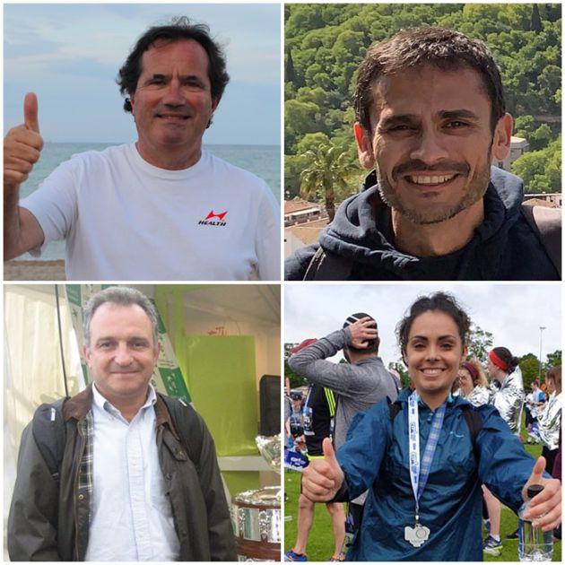 José Manuel Albentosa, David Molina, Javier Astillero y María Gómez José Manuel Albentosa, David Molina, Javier Astillero y María Gómez