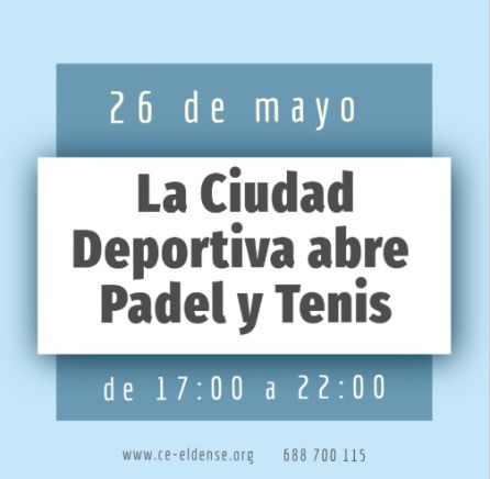 El C.E.E. abre sus pistas El C.E.E. abre sus pistas
