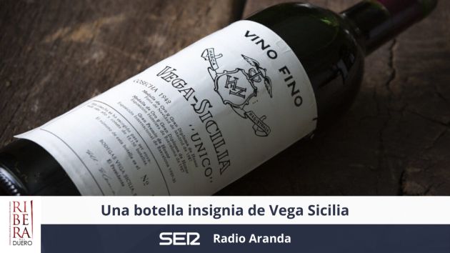 Una botella insignia de Vega Sicilia Una botella insignia de Vega Sicilia
