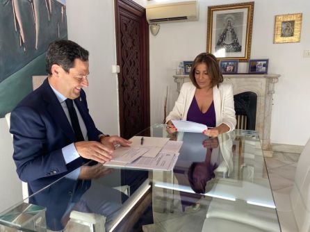El presidente andaluz mantuvo una reunión de trabajo con la alcaldesa rondeña El presidente andaluz mantuvo una reunión de trabajo con la alcaldesa rondeña