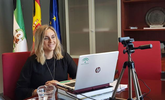 Carazo en la sede de la Consejería de Fomento en Sevilla Carazo en la sede de la Consejería de Fomento en Sevilla