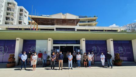 Minuto de silencio en Sant Antoni Minuto de silencio en Sant Antoni