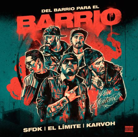 Acción soliaria de los raperos de SFDK, El Límite y Karvoh Acción soliaria de los raperos de SFDK, El Límite y Karvoh
