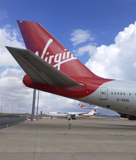 Aviones de Virgin en el Aeropuerto de Ciudad Real Aviones de Virgin en el Aeropuerto de Ciudad Real